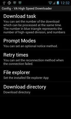 VA High Speed Downloader android App screenshot 0